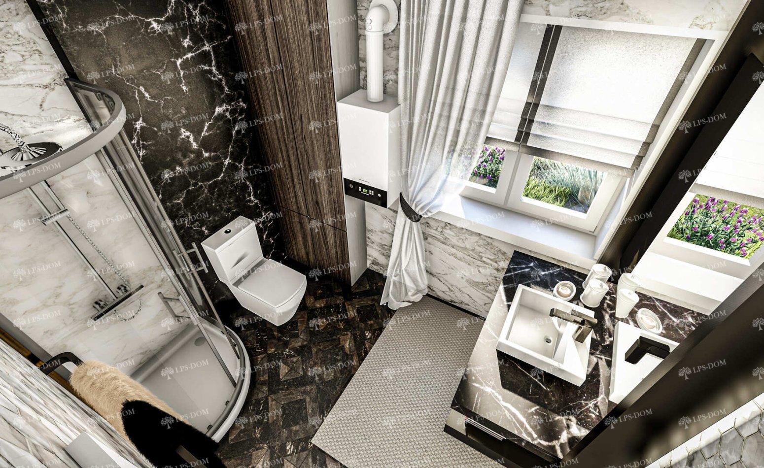 КАРКАСНЫЙ ДОМ ФОДЖА фото интерьера 9