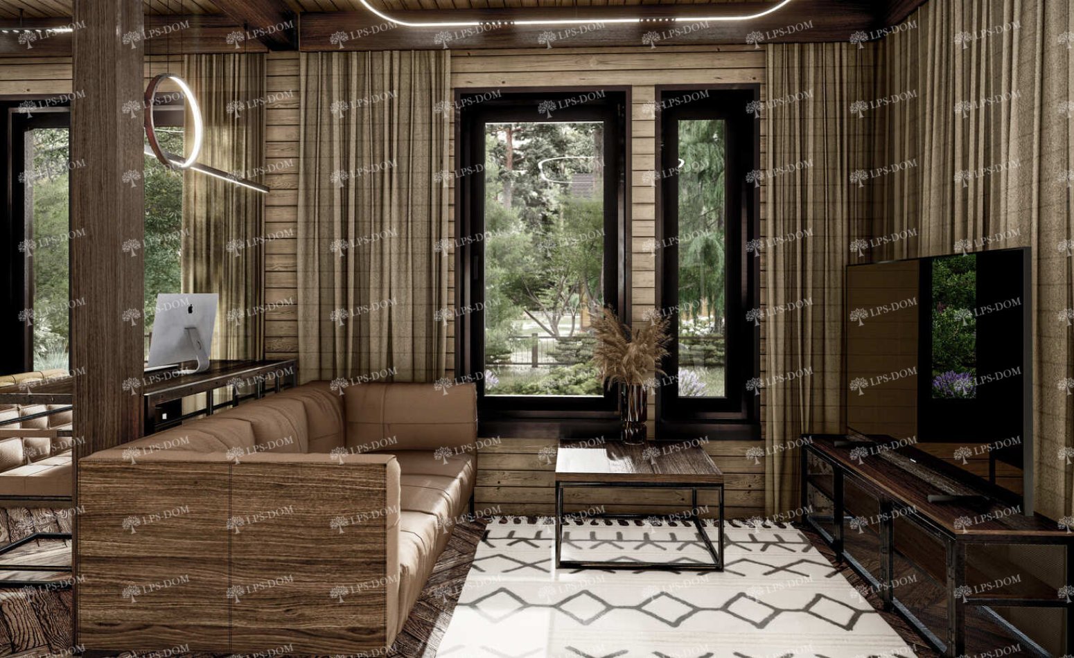 КАРКАСНЫЙ ДОМ КРОЛИ фото интерьера 8