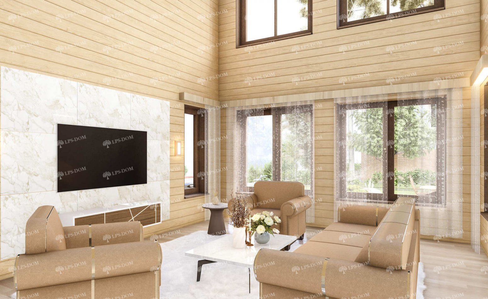 КАРКАСНЫЙ ДОМ ФЕРРАРА фото интерьера 3