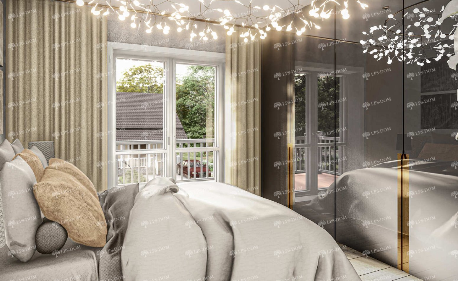 КАРКАСНЫЙ ДОМ КУБА фото интерьера 7