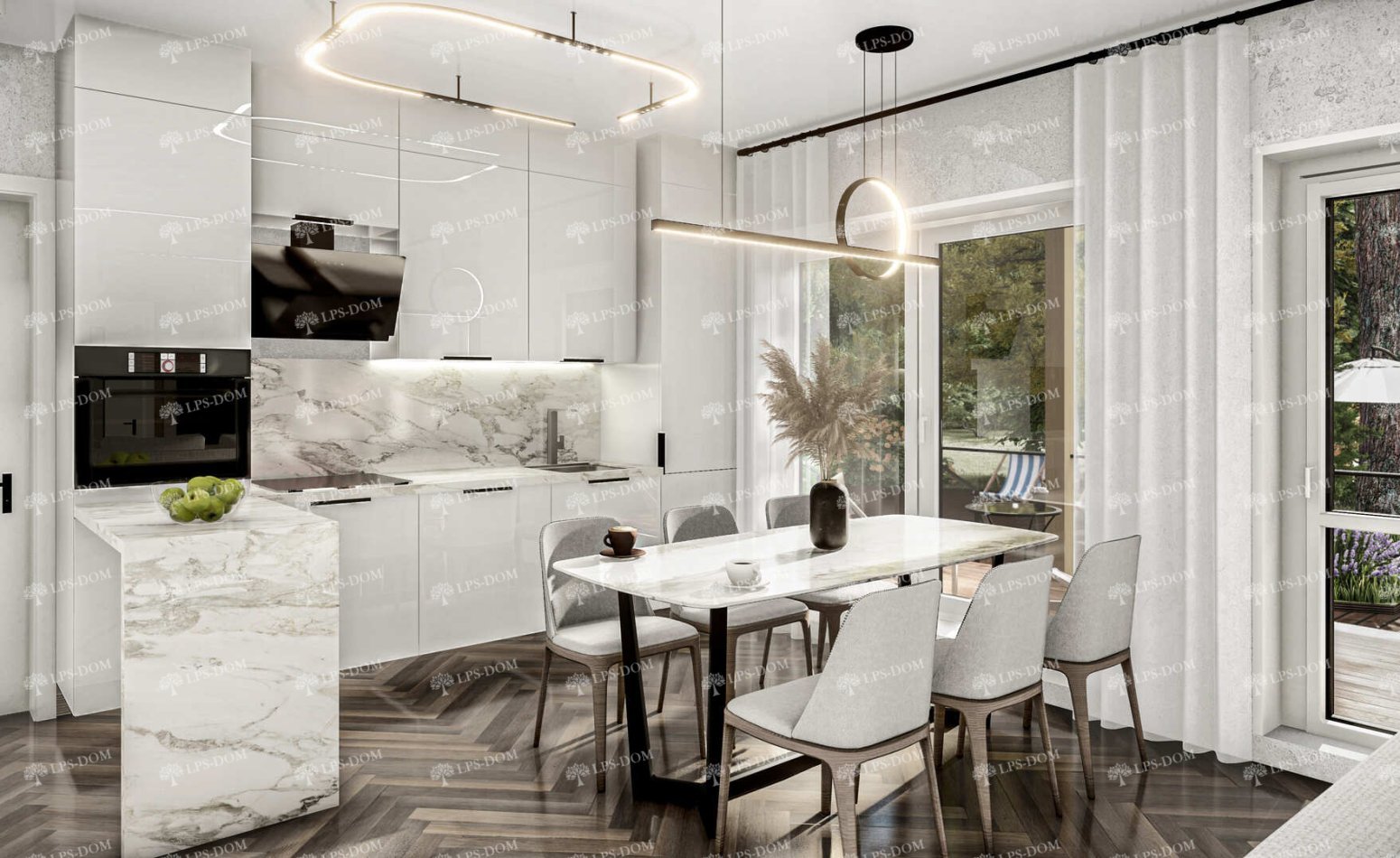 КАРКАСНЫЙ ДОМ РАГУЗА фото интерьера 5