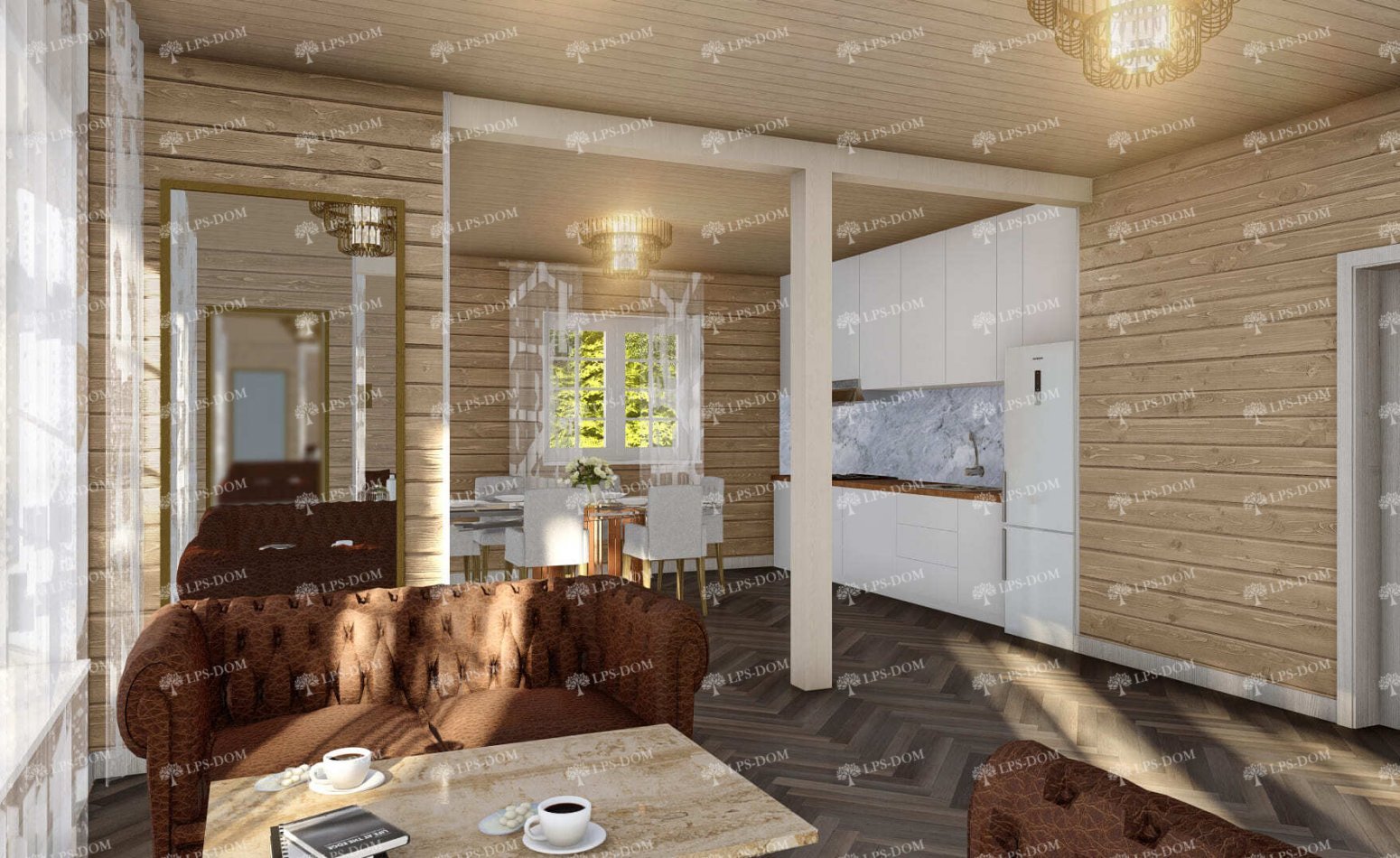 КАРКАСНЫЙ ДОМ АНТОНИ фото интерьера 5