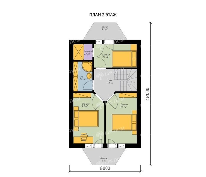 КАРКАСНЫЙ ДОМ СЕУЛ планировка 2