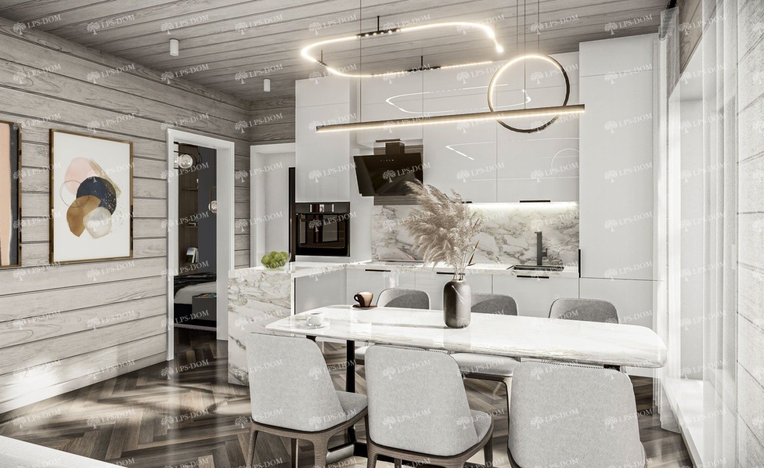 КАРКАСНЫЙ ДОМ РАГУЗА фото интерьера 12