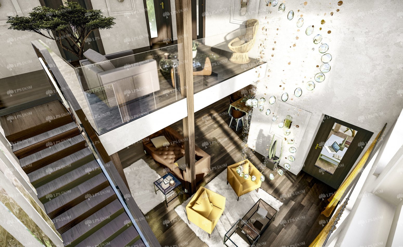 КАРКАСНЫЙ ДОМ МОНПЕЛЬЕ фото интерьера 4