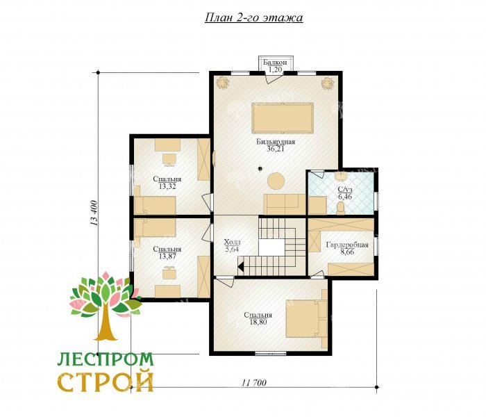 КАРКАСНЫЙ ДОМ ЛОЗАННА планировка 2