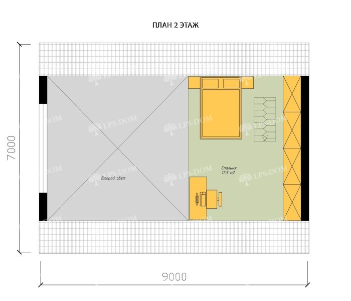 КАРКАСНЫЙ ДОМ ДЖУНО планировка 2