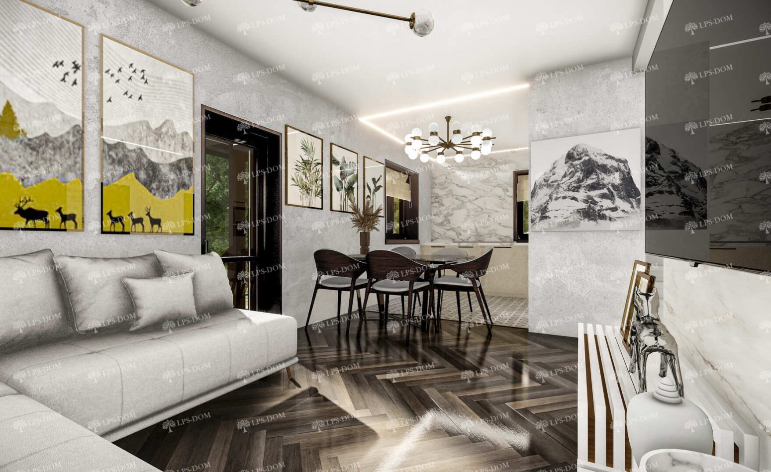 КАРКАСНЫЙ ДОМ БУРГОС фото интерьера 10