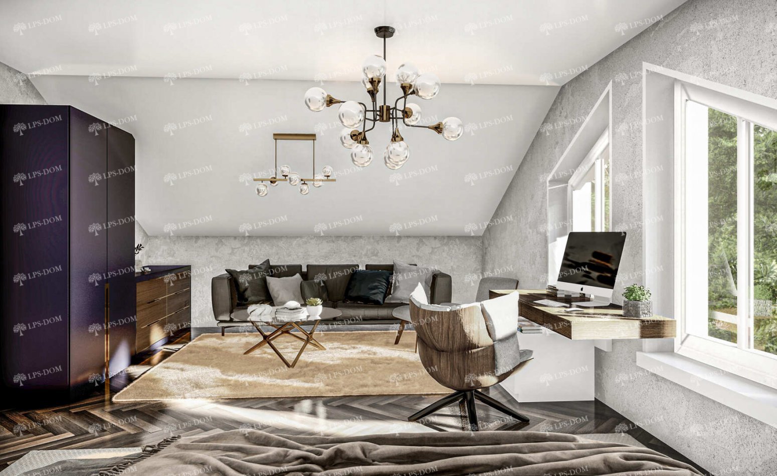 КАРКАСНЫЙ ДОМ БЕРЛИНГТОН фото интерьера 6