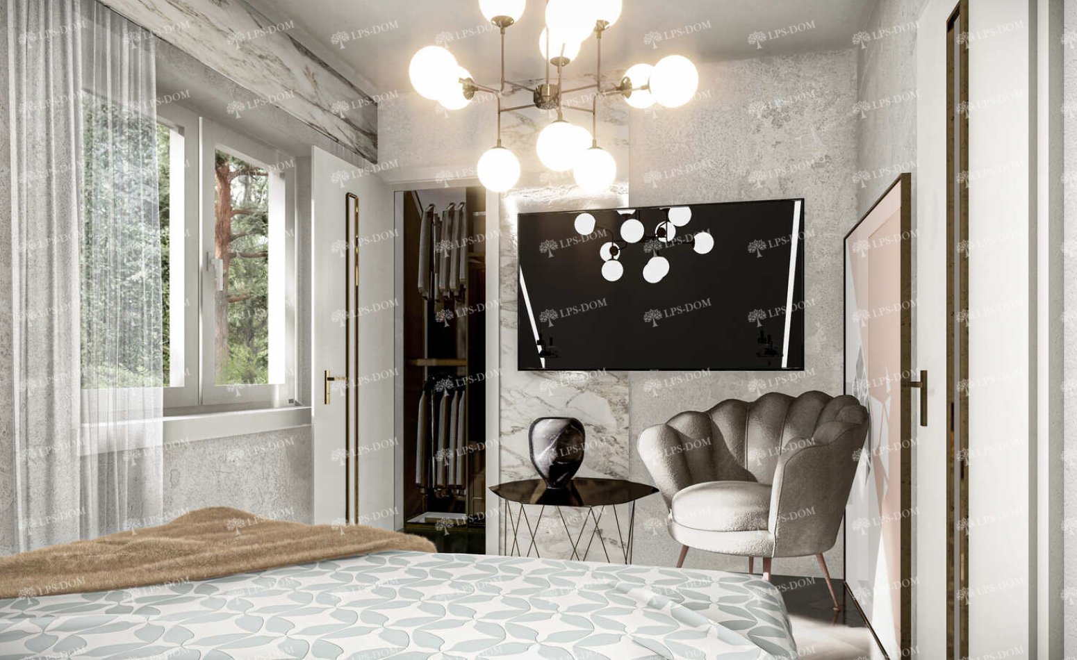 КАРКАСНЫЙ ДОМ ДАРБИ фото интерьера 9