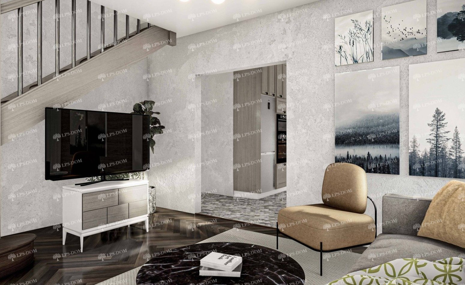 КАРКАСНЫЙ ДОМ ФЛОРЕНЦИЯ фото интерьера 8