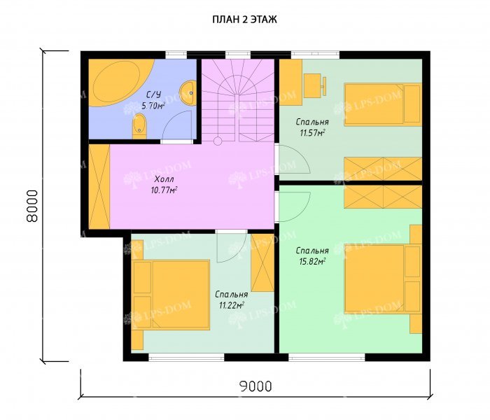 КАРКАСНЫЙ ДОМ СТРАСБУРГ планировка 2