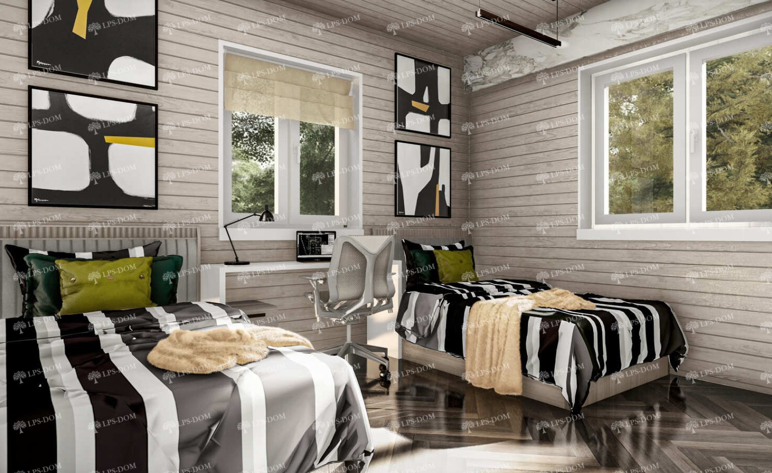 КАРКАСНЫЙ ДОМ ОРЛЕАН фото интерьера 12