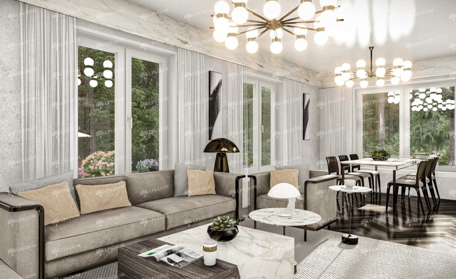 КАРКАСНЫЙ ДОМ БЕЙКЕР фото интерьера 9