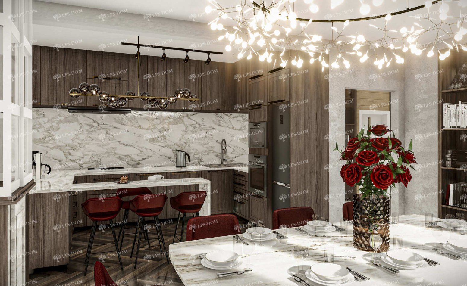 КАРКАСНЫЙ ДОМ АРЕЦЦО фото интерьера 5