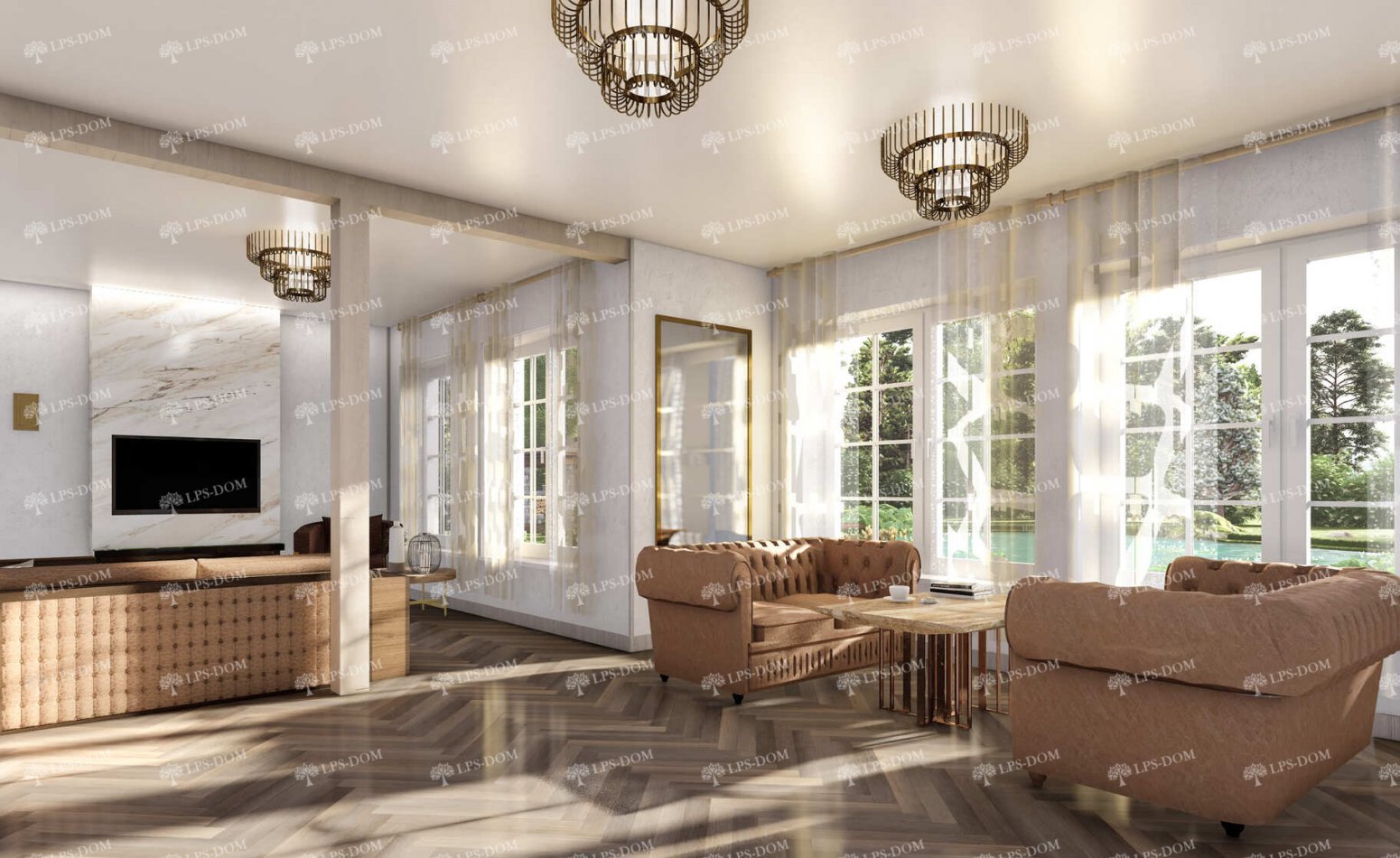 КАРКАСНЫЙ ДОМ АНТОНИ фото интерьера 3