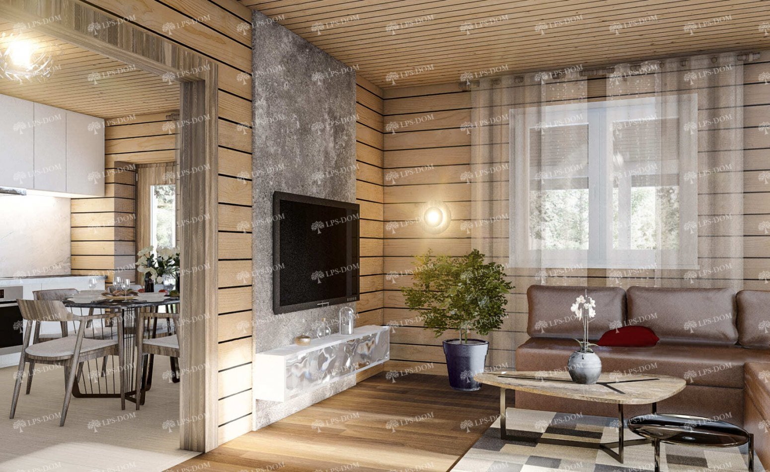 КАРКАСНЫЙ ДОМ БИЛЬБАО фото интерьера 3