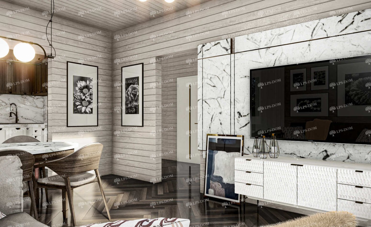 КАРКАСНЫЙ ДОМ КЁЛЬН фото интерьера 9