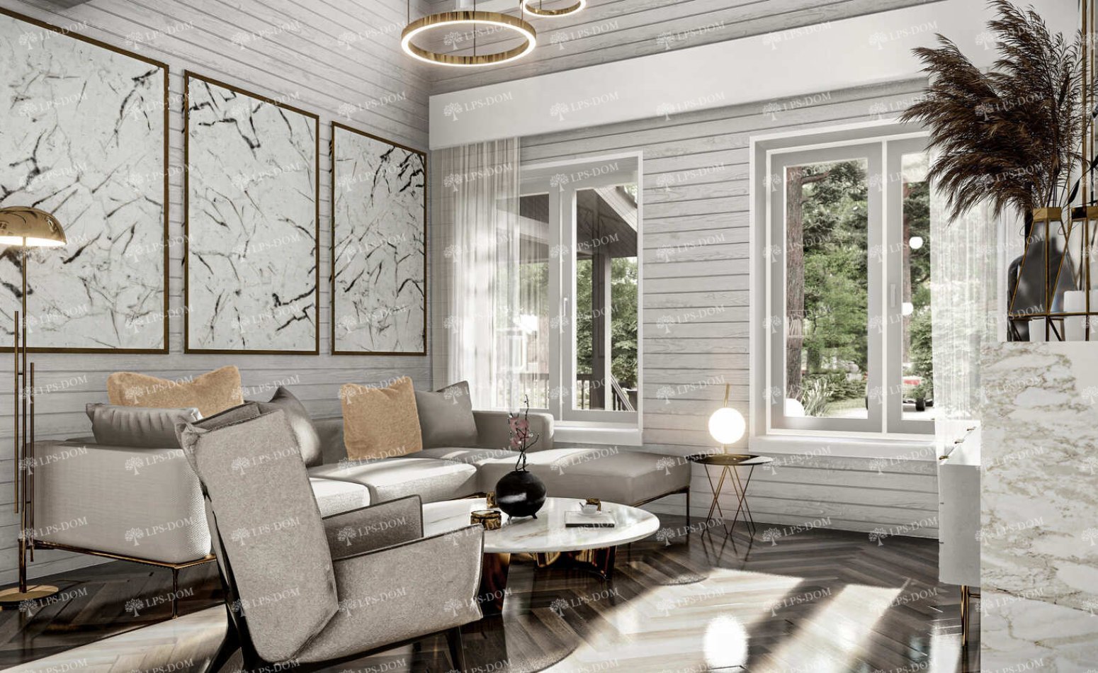 КАРКАСНЫЙ ДОМ ГРАЦ фото интерьера 3