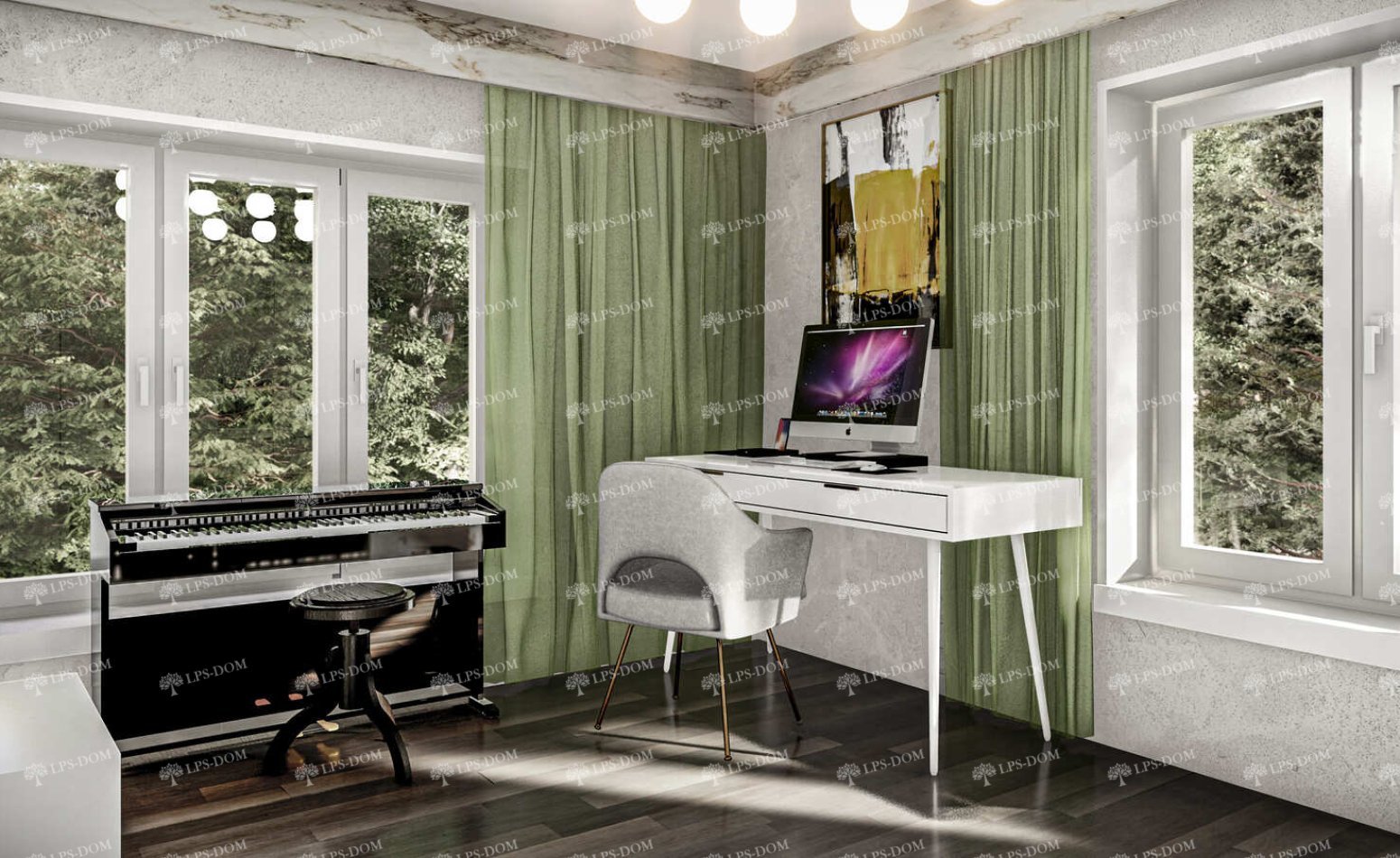 КАРКАСНЫЙ ДОМ ИМПЕРИЯ фото интерьера 18