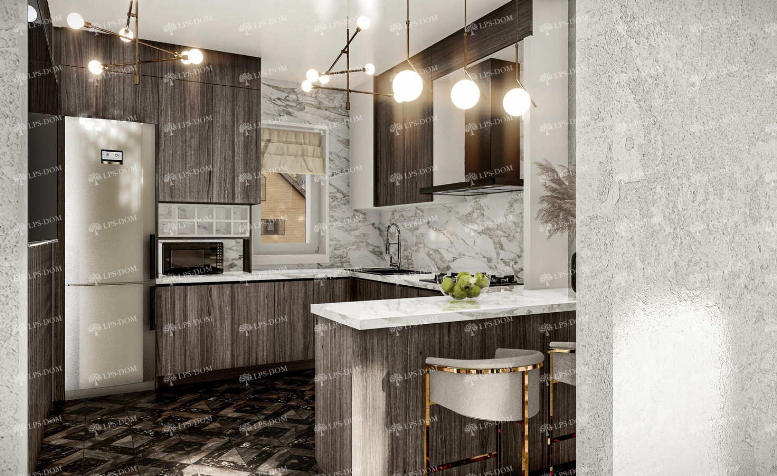 КАРКАСНЫЙ ДОМ БЕЙКЕР фото интерьера 12