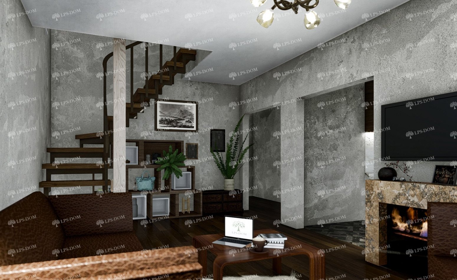 КАРКАСНЫЙ ДОМ МАНЧЕСТЕР фото интерьера 4