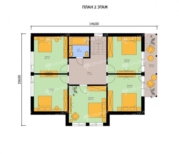 КАРКАСНЫЙ ДОМ ВЕЗУВИЙ планировка 2
