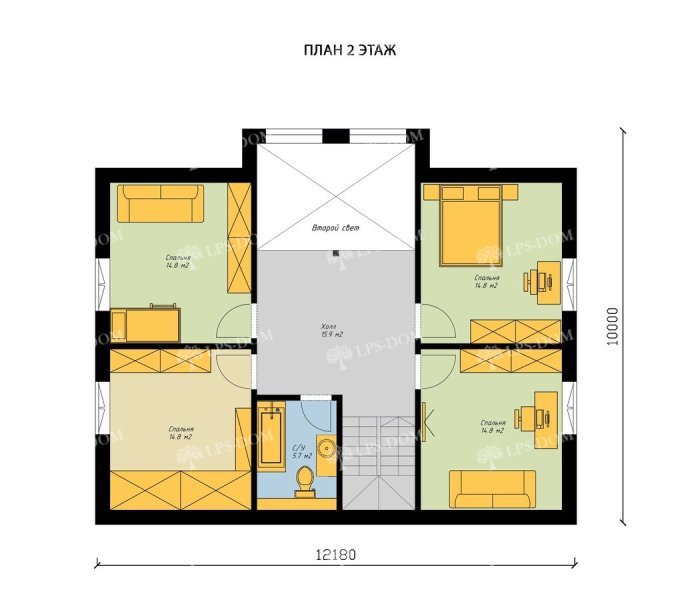 КАРКАСНЫЙ ДОМ ГРАЦ планировка 2