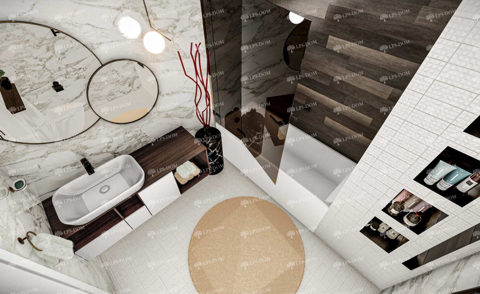 КАРКАСНЫЙ ДОМ АЖЕН фото интерьера 12