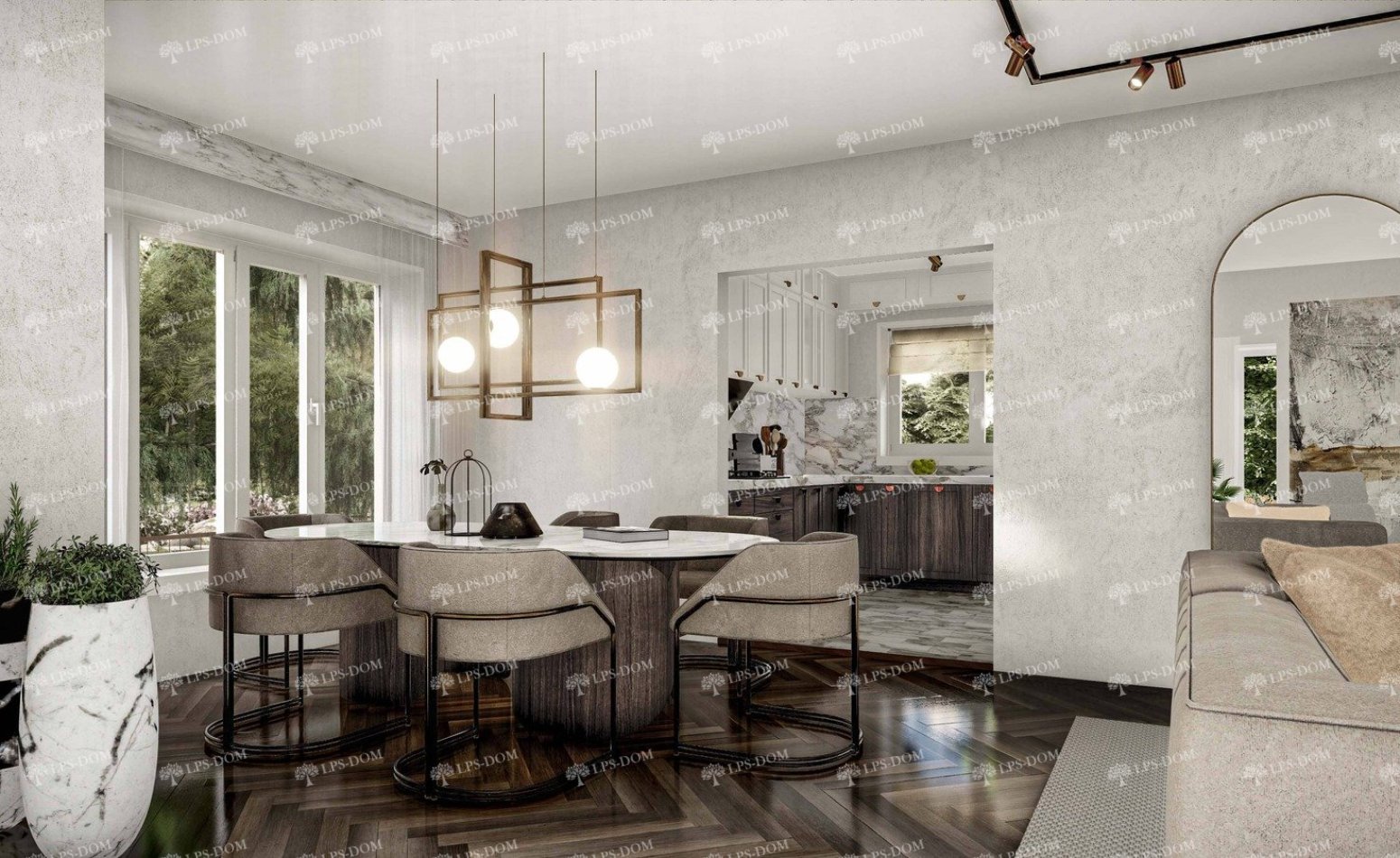 КАРКАСНЫЙ ДОМ МОСКВА фото интерьера 12