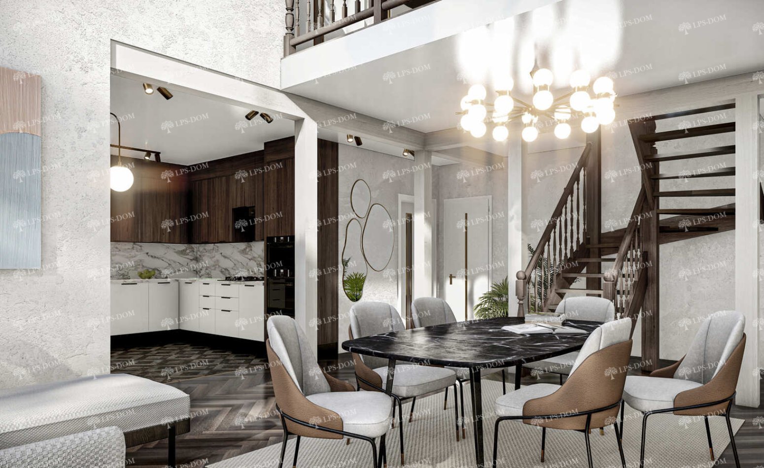 КАРКАСНЫЙ ДОМ КЕМПАР фото интерьера 12