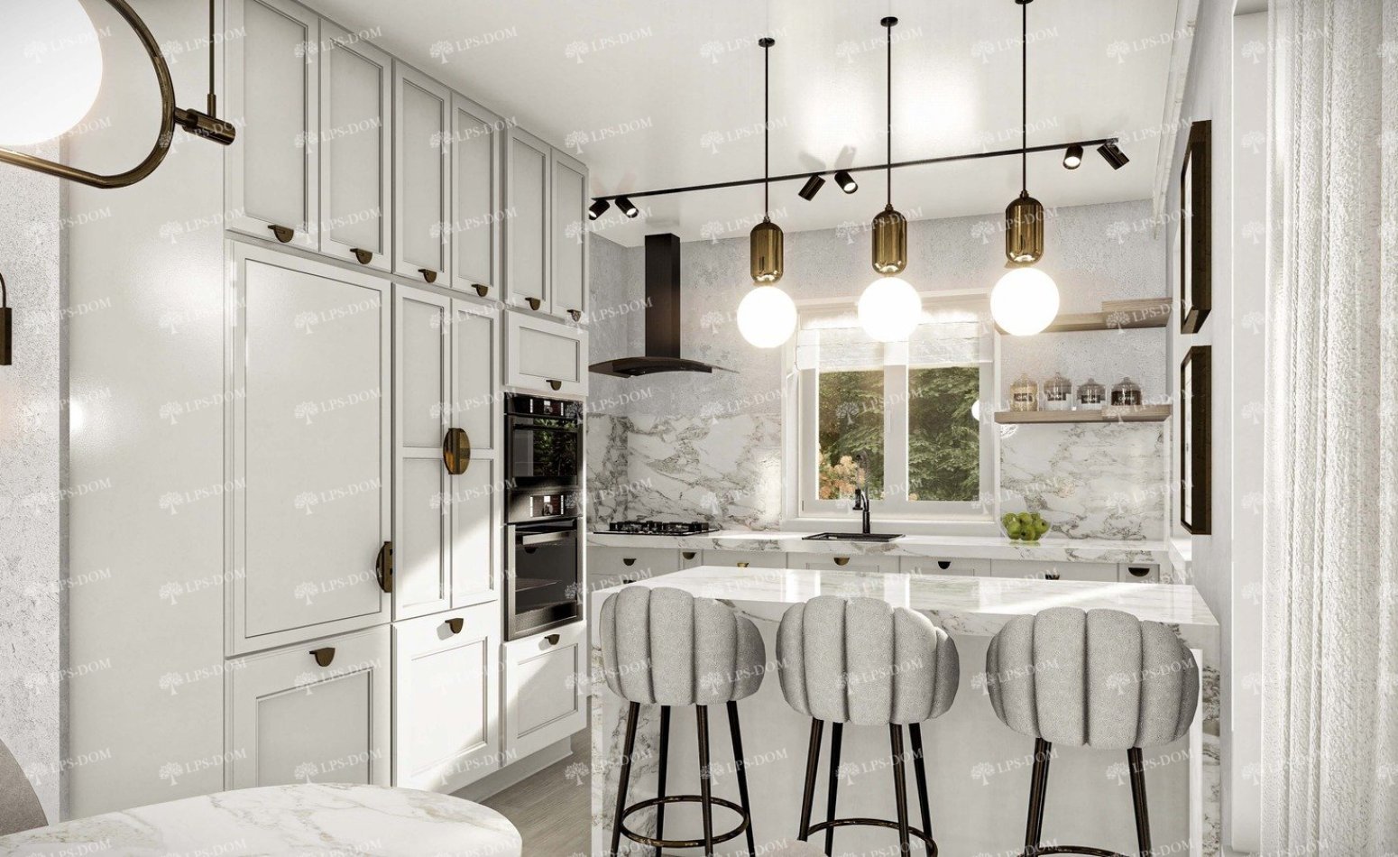 КАРКАСНЫЙ ДОМ САЛЬТА фото интерьера 10