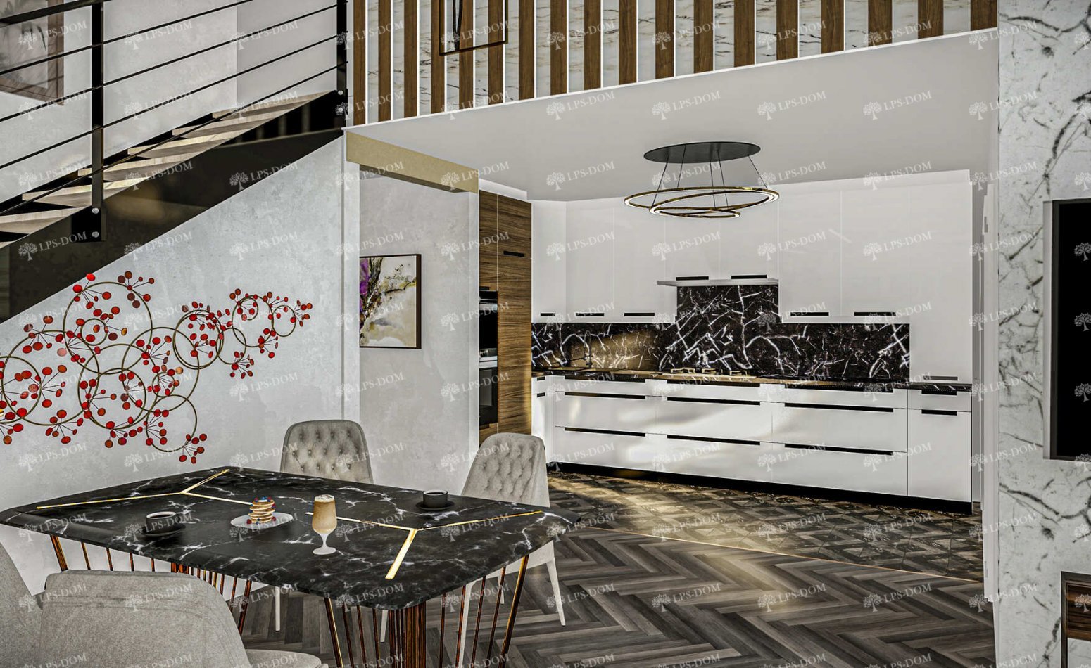 КАРКАСНЫЙ ДОМ НИМ фото интерьера 12