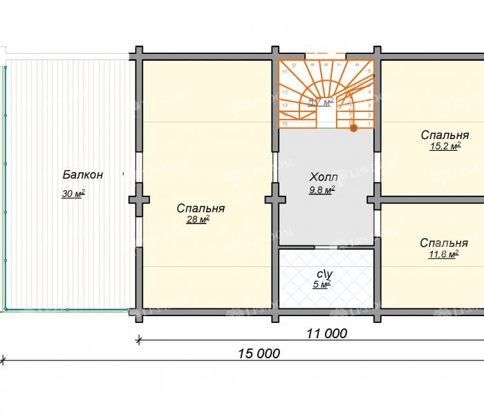 КАРКАСНЫЙ ДОМ ОКАЯМА планировка 2