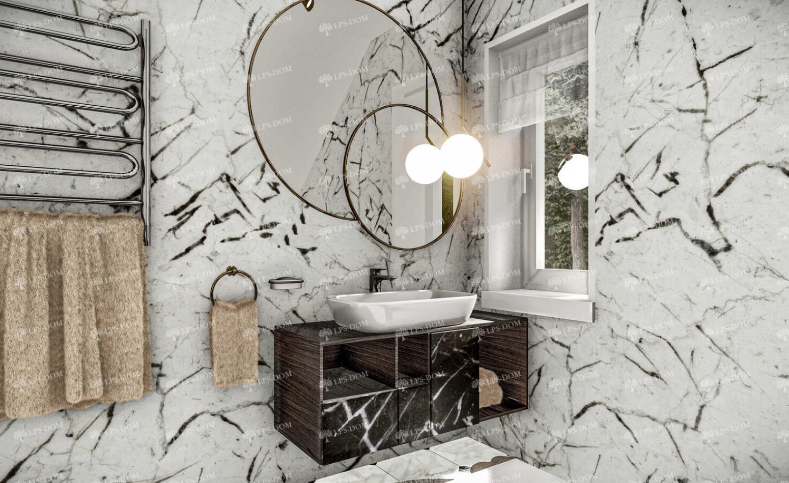 КАРКАСНЫЙ ДОМ НЕПТУН фото интерьера 14