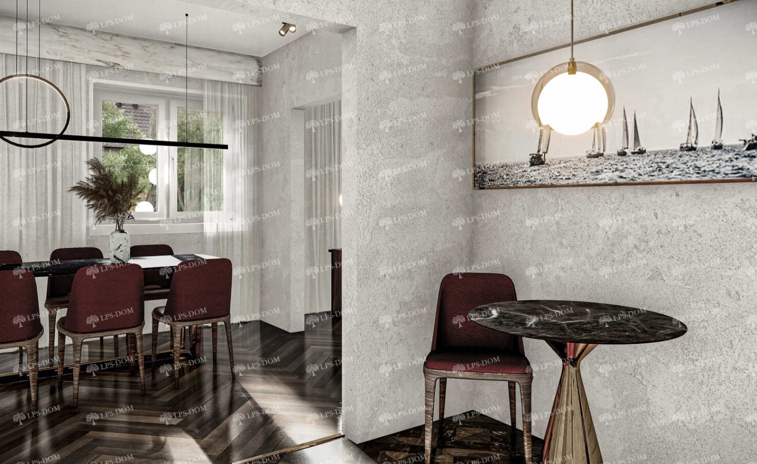 КАРКАСНЫЙ ДОМ НЕПТУН фото интерьера 10