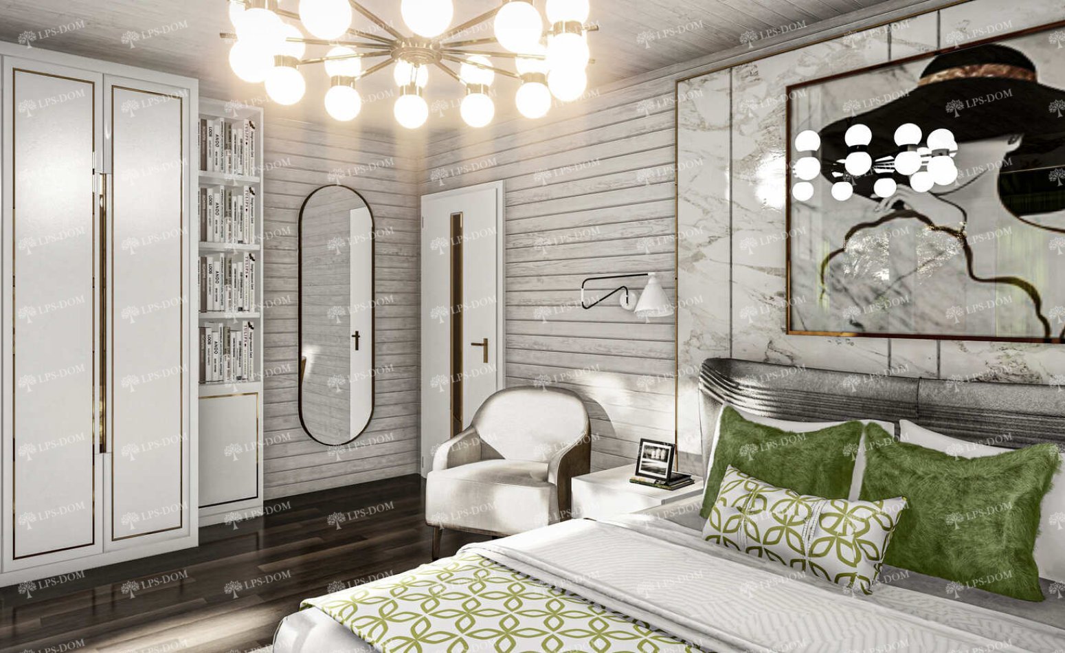 КАРКАСНЫЙ ДОМ ИМПЕРИЯ фото интерьера 8