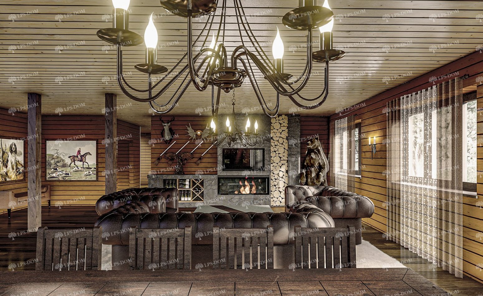 КАРКАСНЫЙ ДОМ ГОСТЕВОЙ ДОМ фото интерьера 5