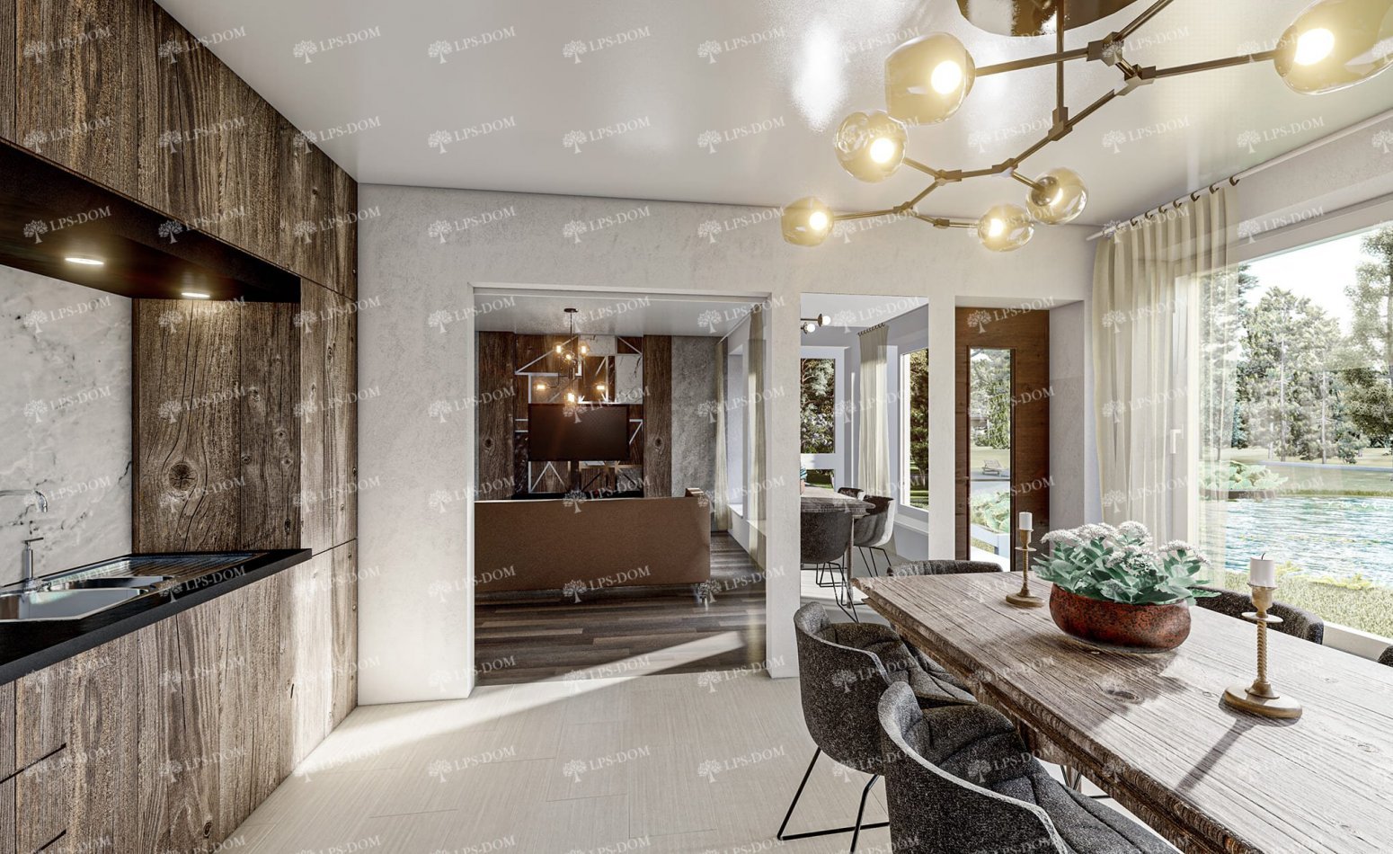 КАРКАСНЫЙ ДОМ ОСЛО фото интерьера 3