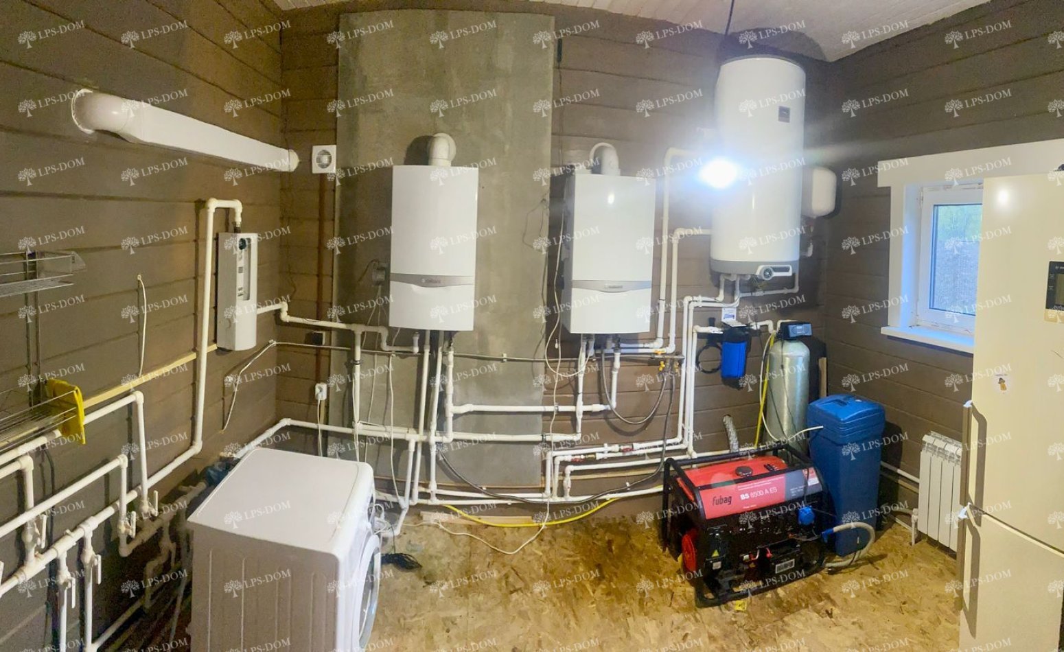 ДОМ ИЗ КЛЕЕНОГО БРУСА С УЧАСТКОМ У ЛЕСА С БАССЕЙНОМ фото интерьера 18