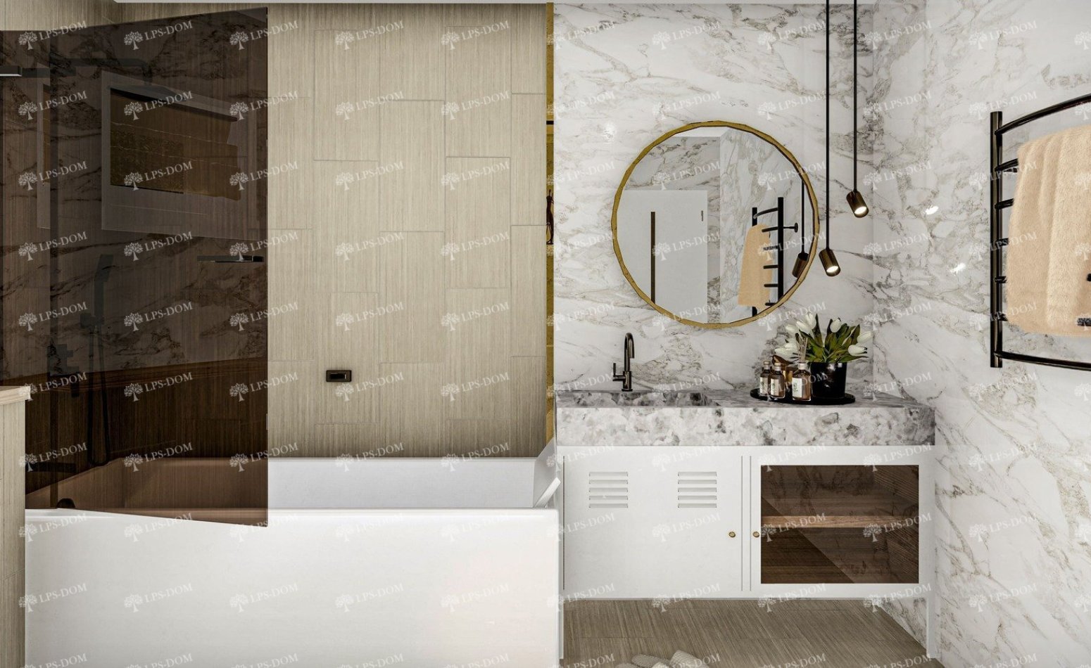 КАРКАСНЫЙ ДОМ ВИЧЕНЗА фото интерьера 14