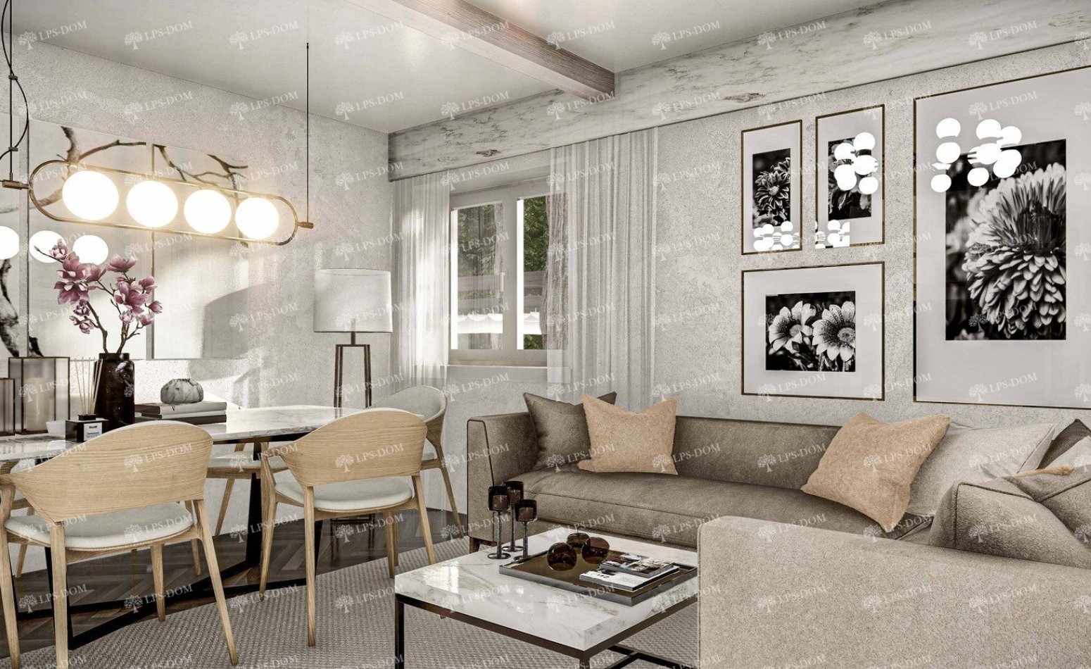 КАРКАСНЫЙ ДОМ КАРСАН фото интерьера 4