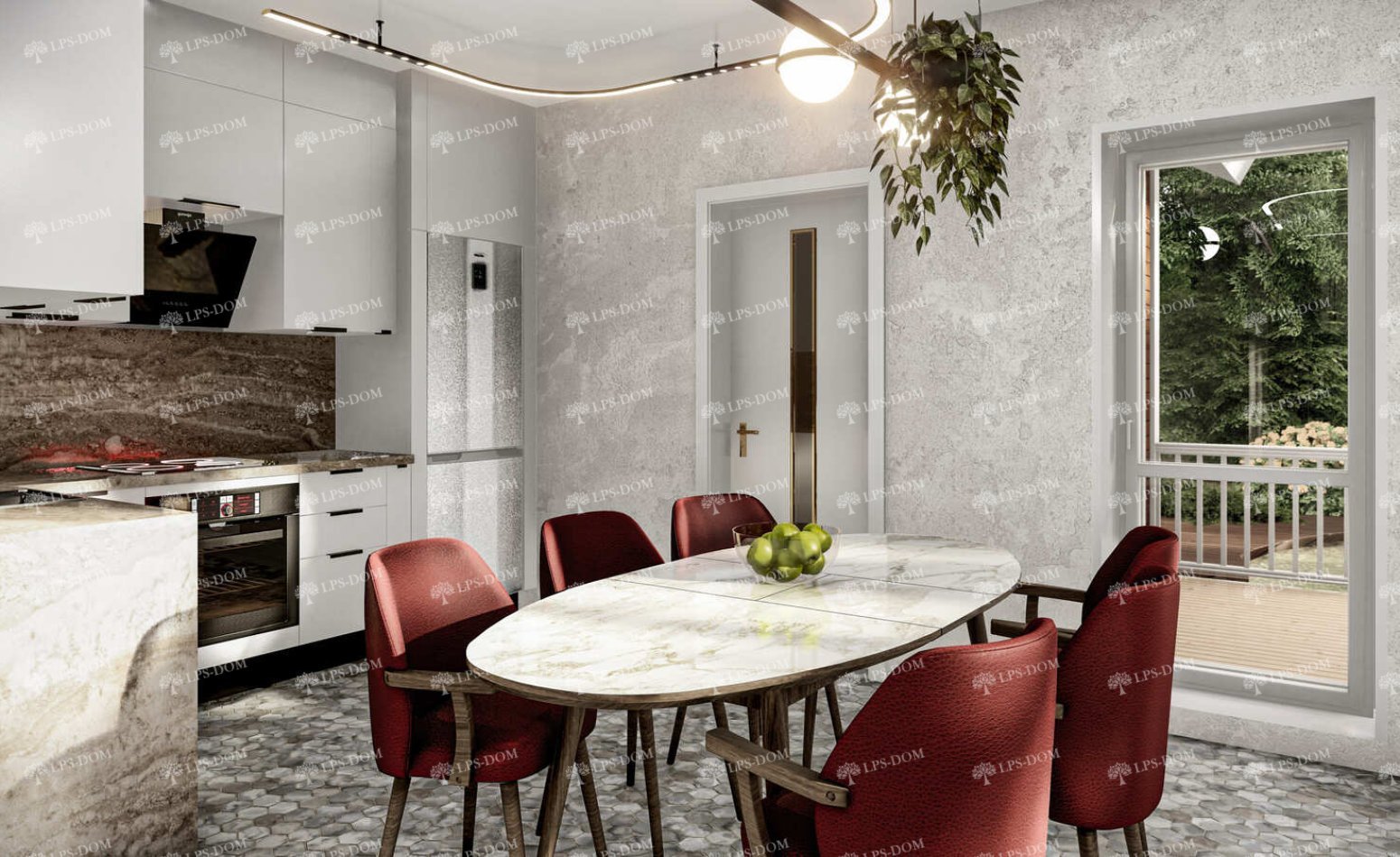 КАРКАСНЫЙ ДОМ НАГАСАКИ фото интерьера 3