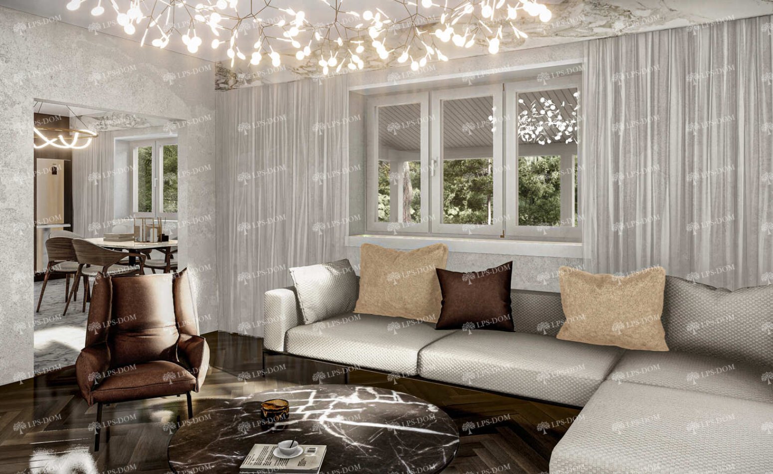 КАРКАСНЫЙ ДОМ НИККО фото интерьера 18