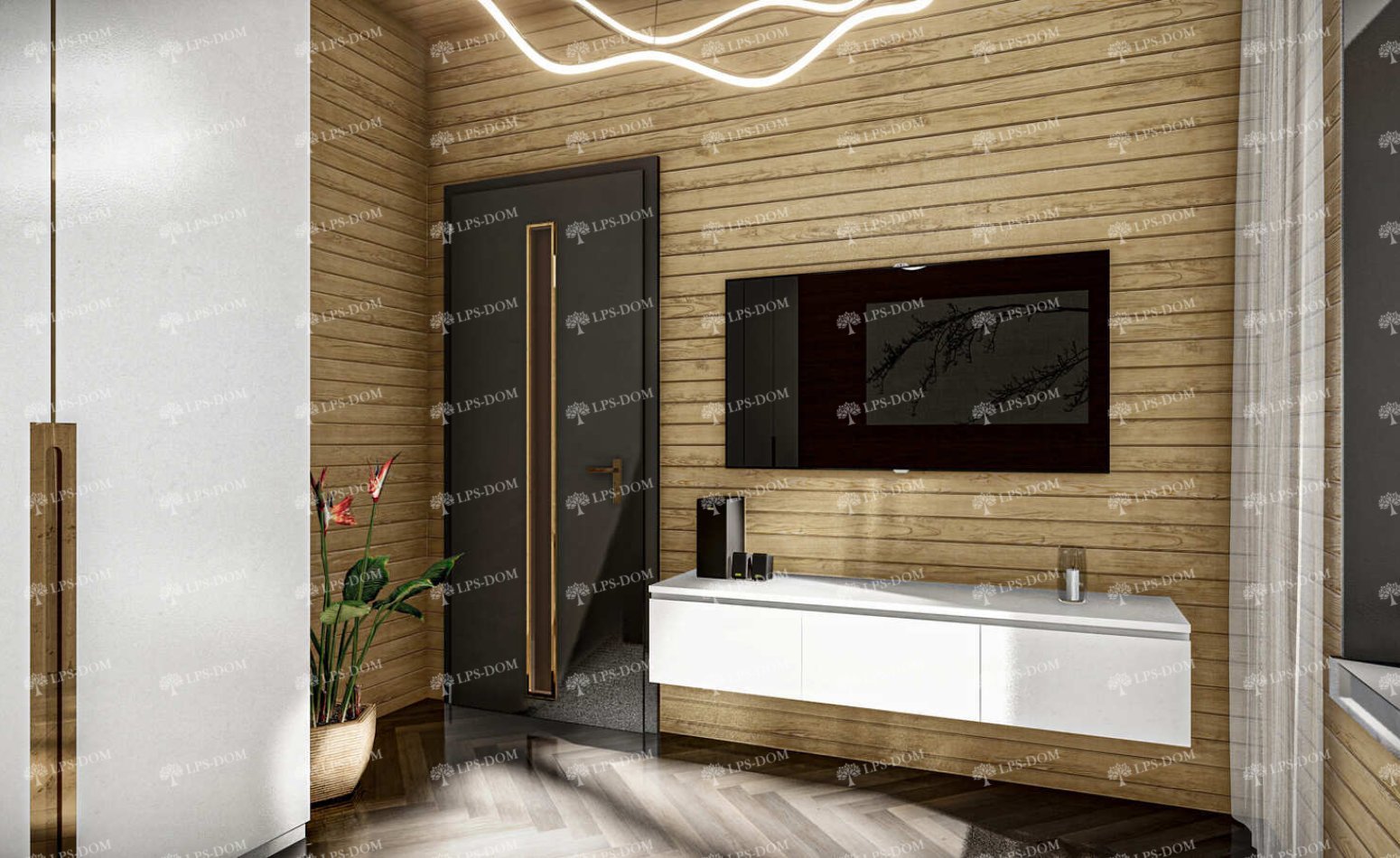 КАРКАСНЫЙ ДОМ МОНЦА фото интерьера 8