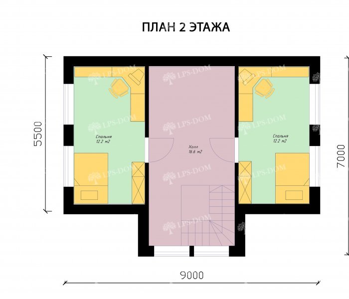 КАРКАСНЫЙ ДОМ ЛИДС планировка 2