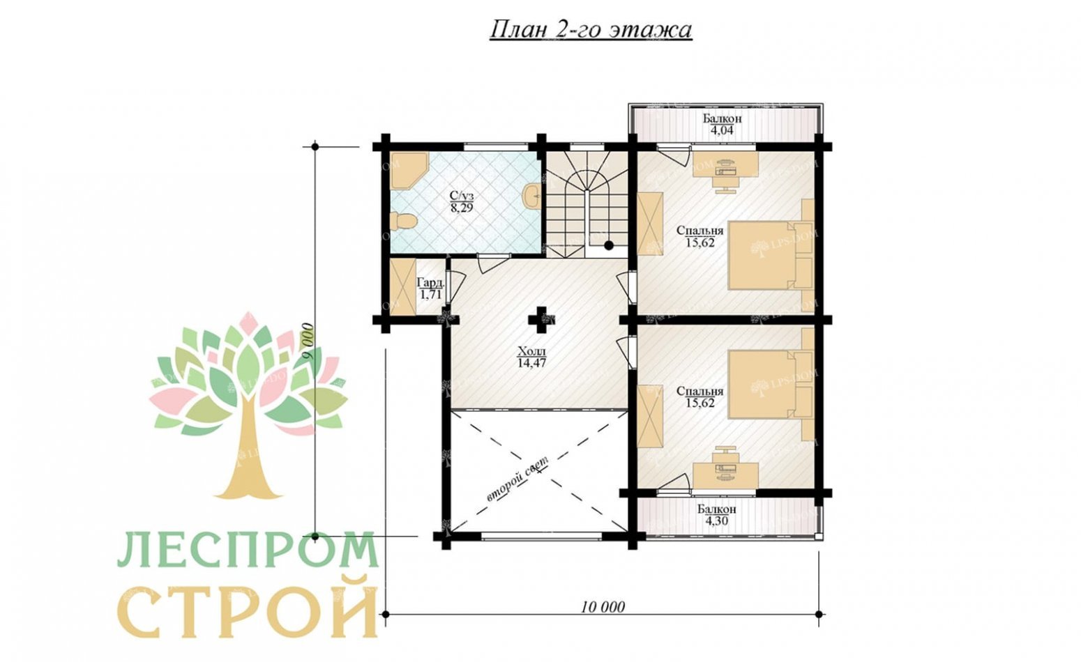 ПРОЕКТ ДОМА ИЗ КЛЕЕНОГО БРУСА ВЕНЕРА фото 7