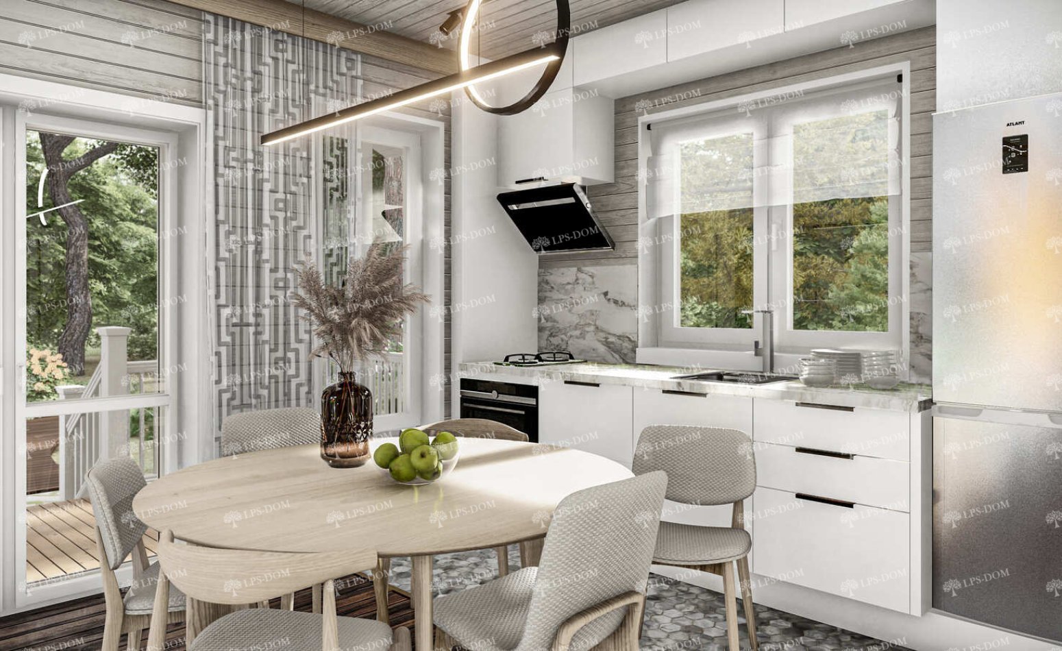 КАРКАСНЫЙ ДОМ ФАЛЬКЕНБЕРГ фото интерьера 4