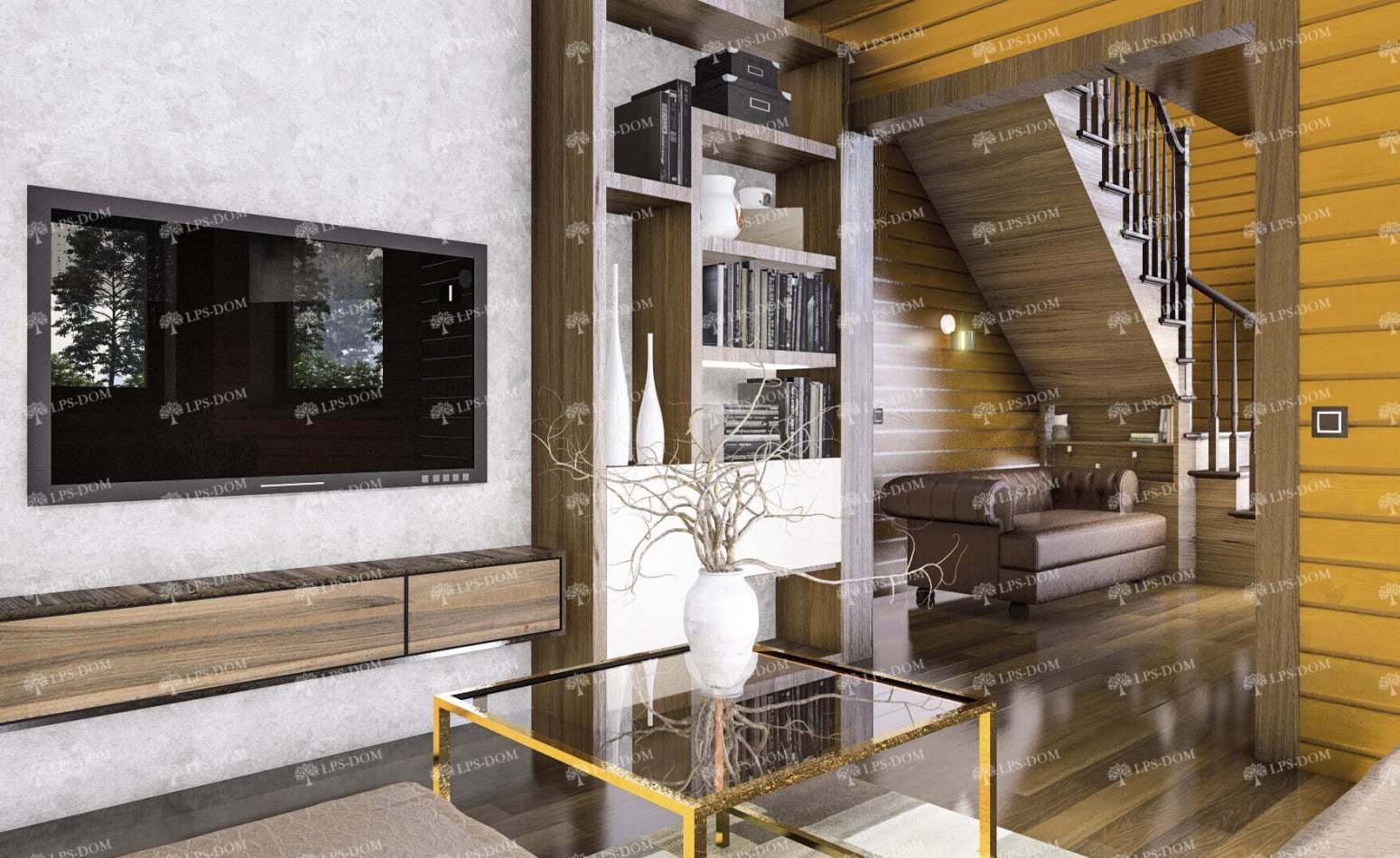 КАРКАСНЫЙ ДОМ ДУВР фото интерьера 3