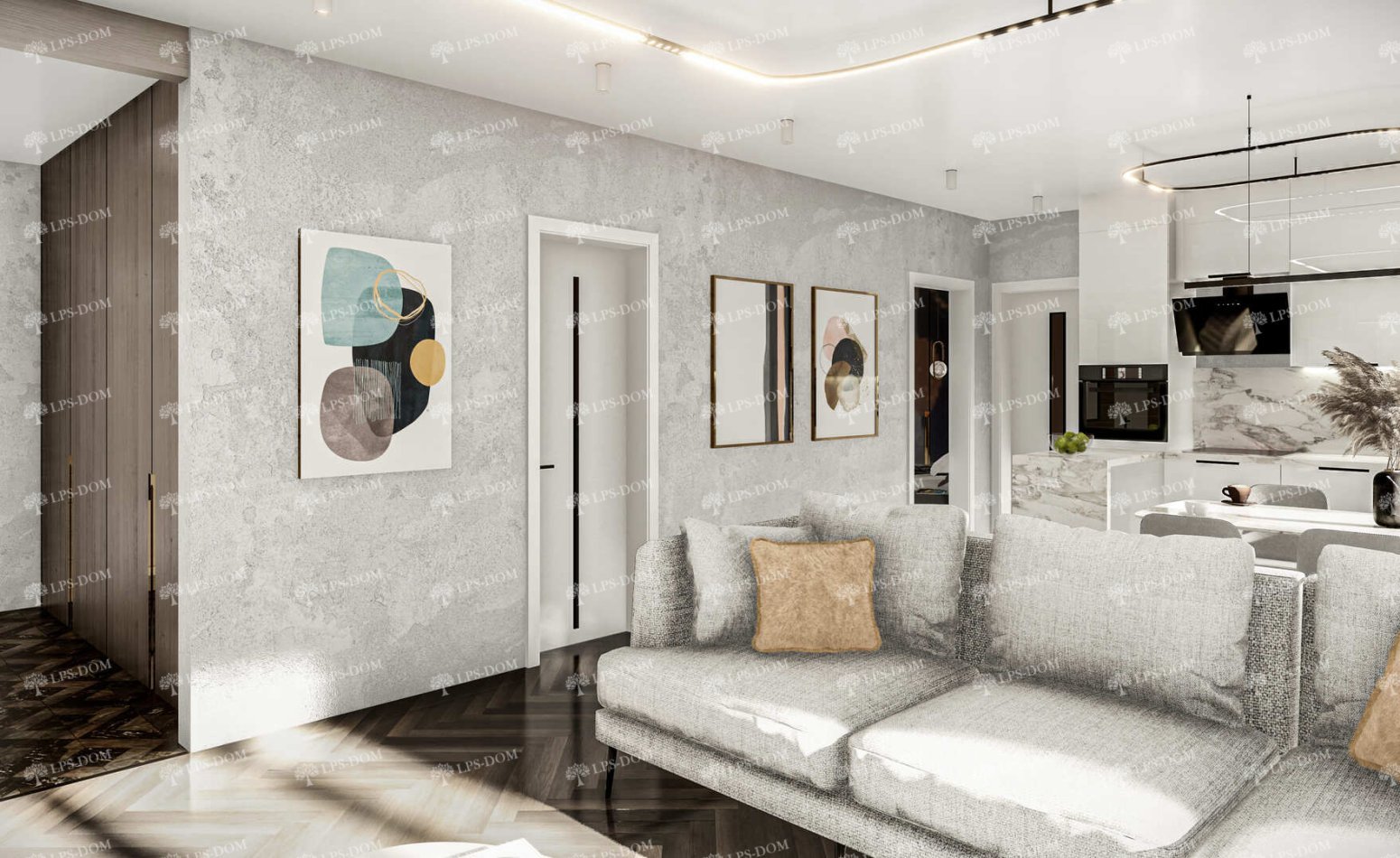 КАРКАСНЫЙ ДОМ РАГУЗА фото интерьера 3